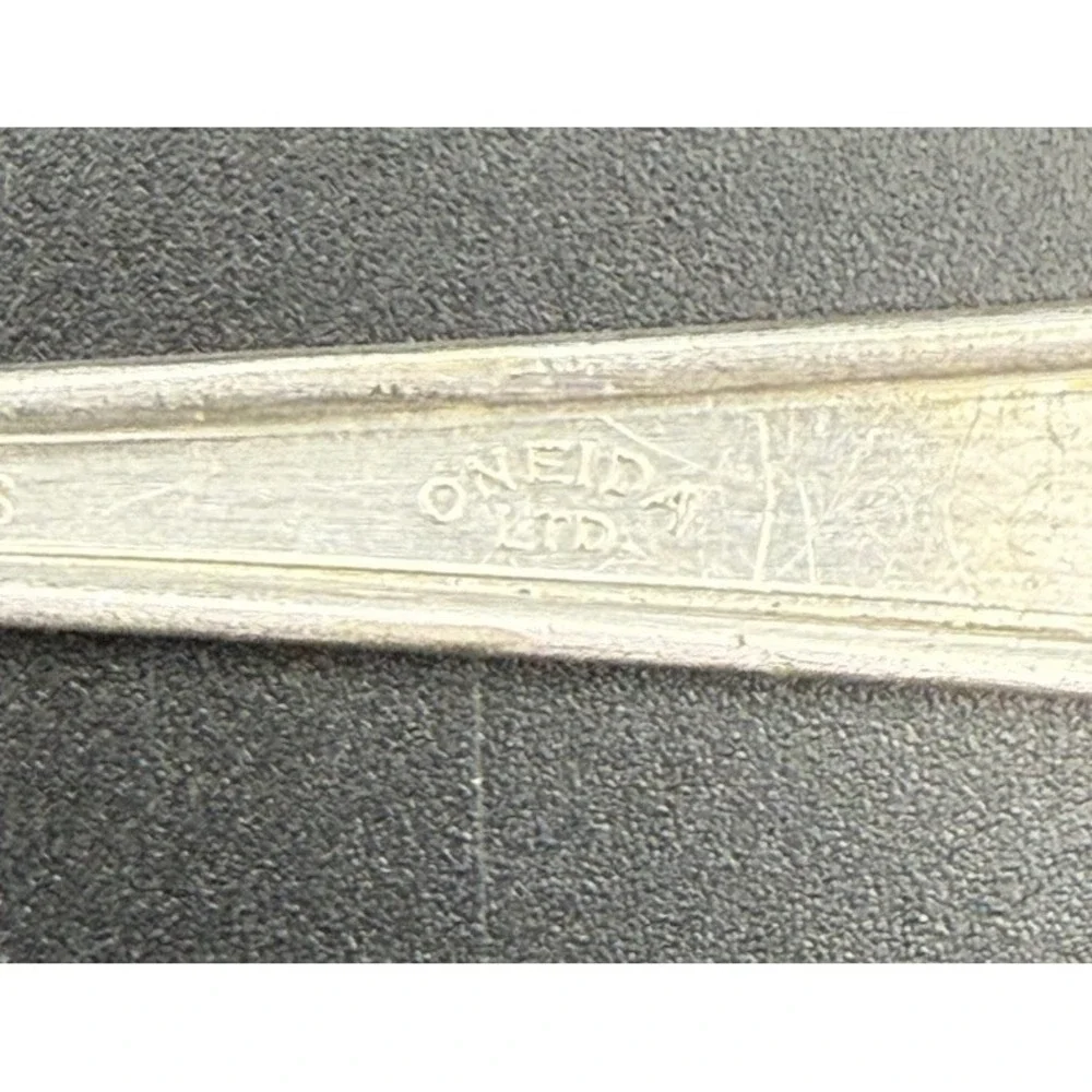 VTG Oneida WM. A Rogers Croydon Mary Lee Silverplate Teaspoon 1932 Set 5 A1 Plus